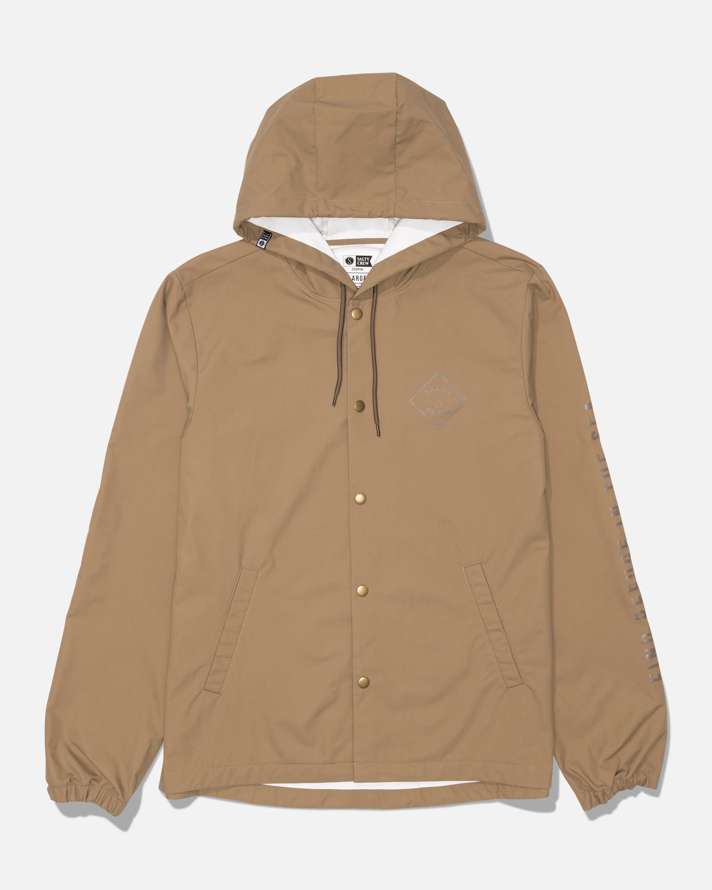 Tippet Snap Jacket - Washed Brown