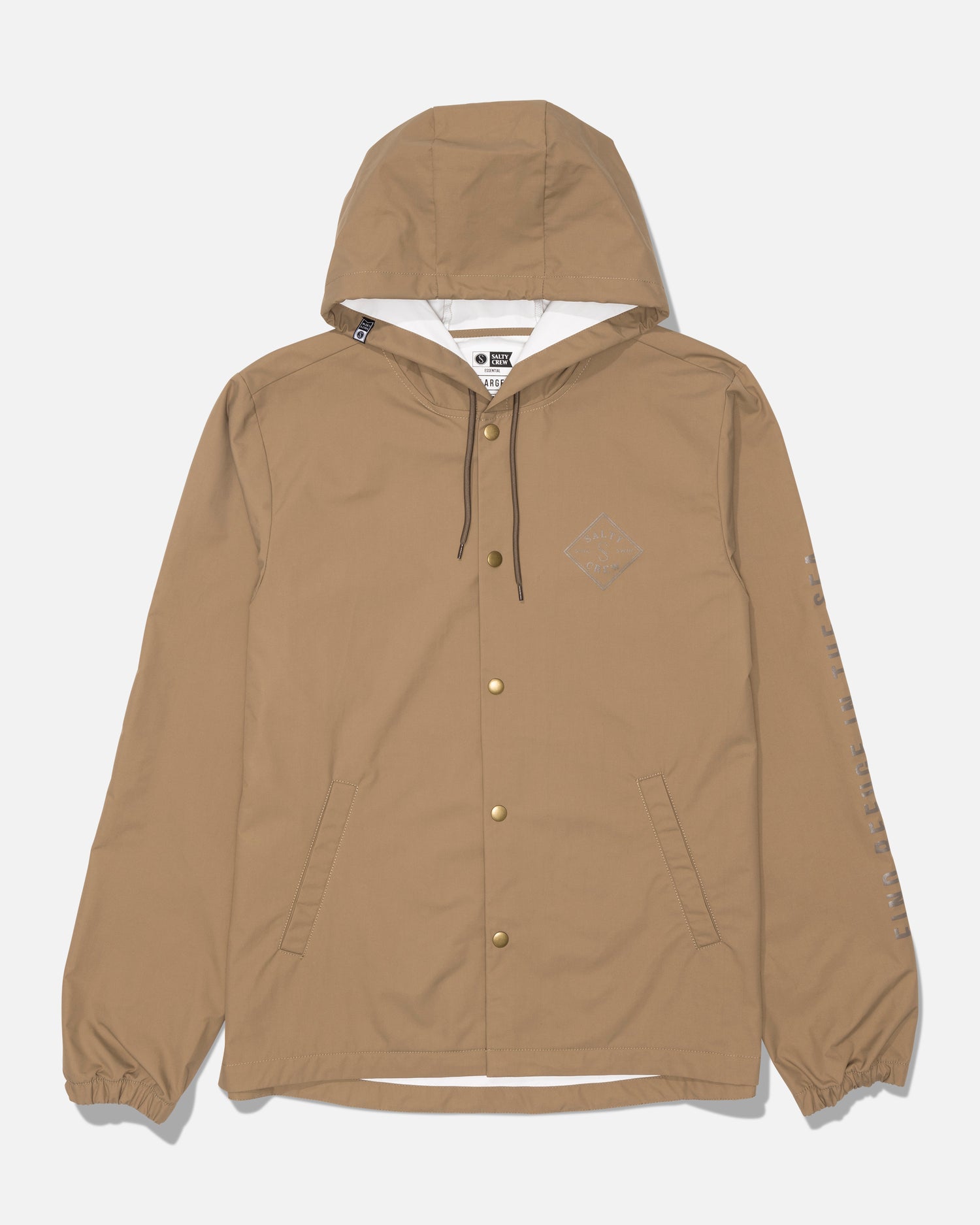 Tippet Snap Jacket - Washed Brown