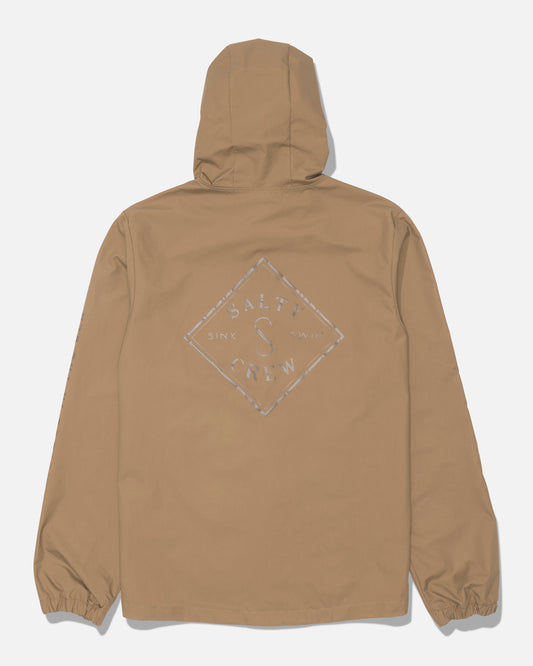 Tippet Snap Jacket - Washed Brown