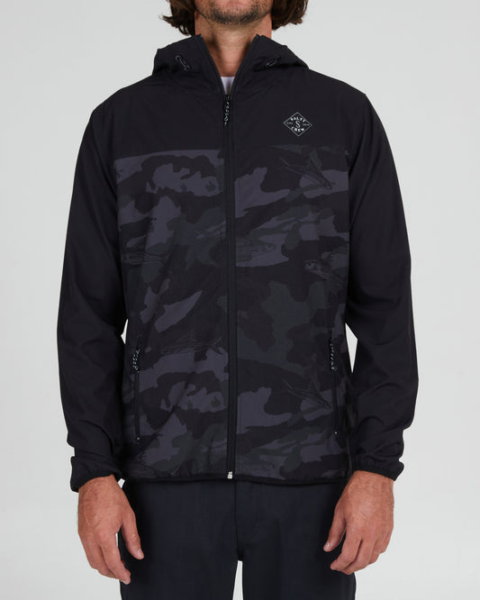 Stowaway Jacket - Black Camo