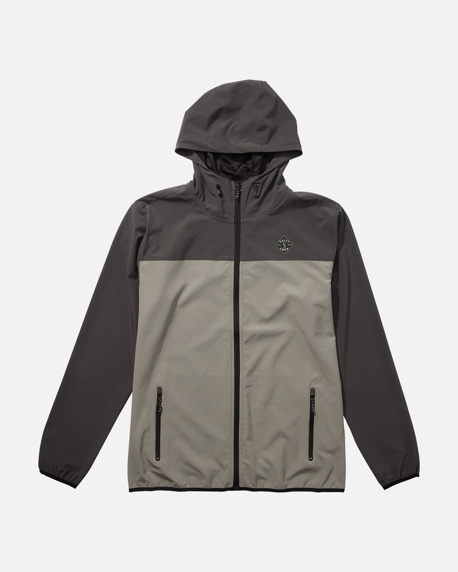 Salty crew JACKETS Stowaway Jacket - Charcoal in Charcoal