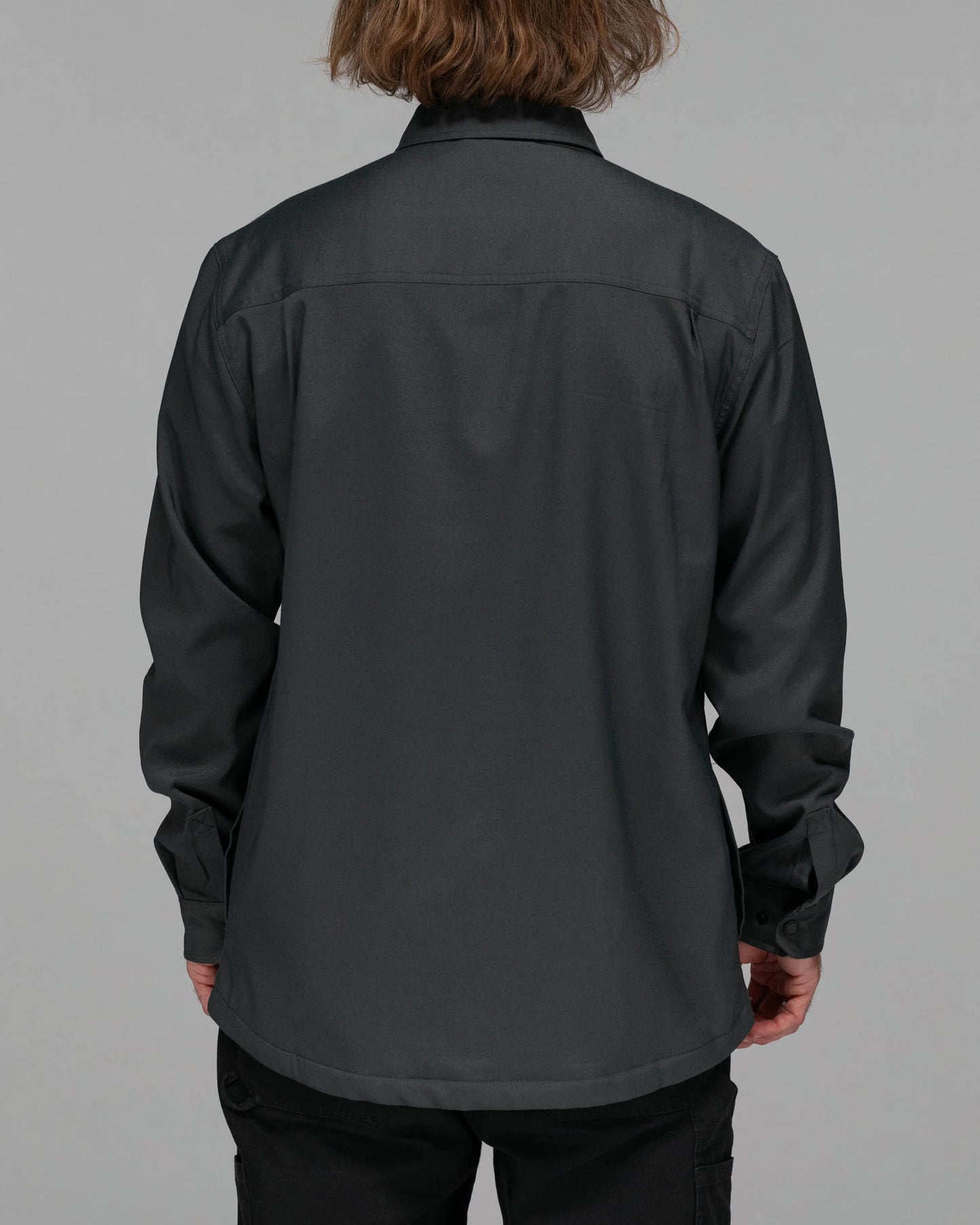 Salty crew WOVEN SHIRTS Fathom L/S Tech Shacket - Charcoal in Charcoal