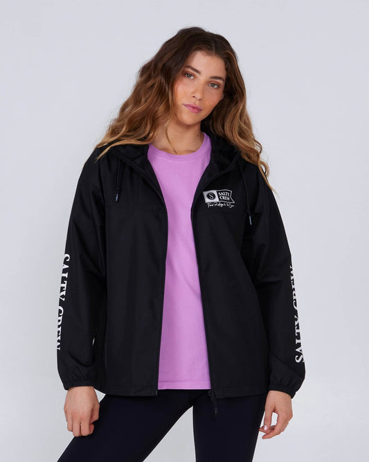 Salty Crew Donna - Giacca a vento Frits - Black