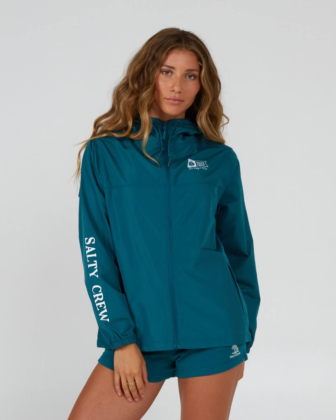 Salty Crew Womens - Frits Windbreaker - Kelp