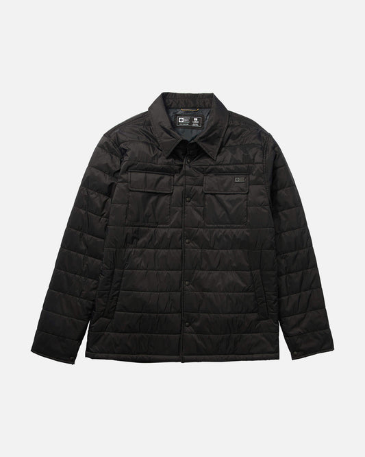 Salty crew JACKETS Barrier Shacket - Black in Black