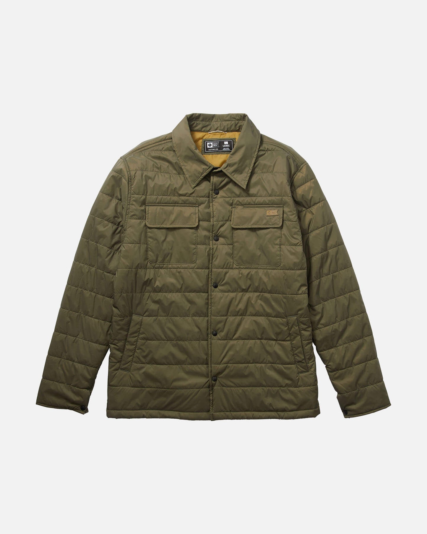 Salty Crew Homens - Barrier Shacket - Olive