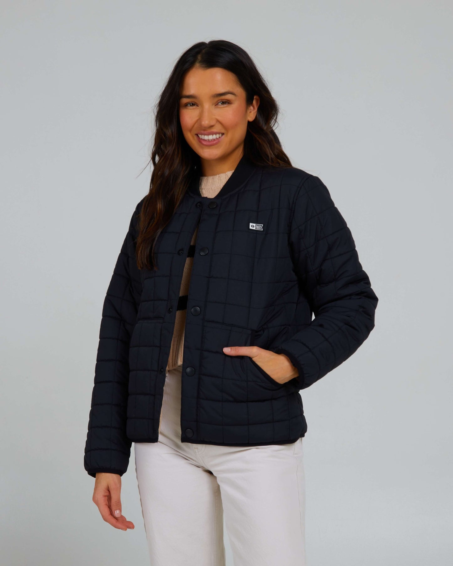 Salty Crew Mujer - Breezer Bomber - Black