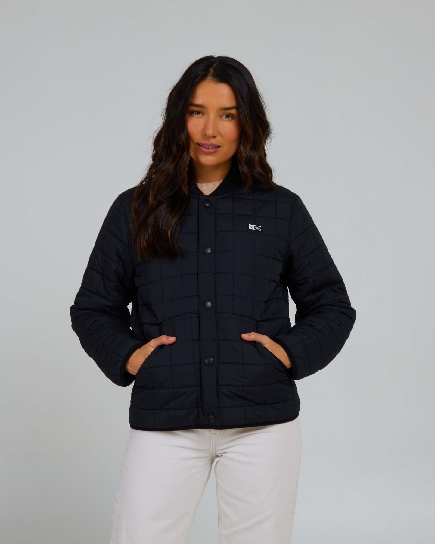 Salty Crew Womens - Breezer Bomber - Black