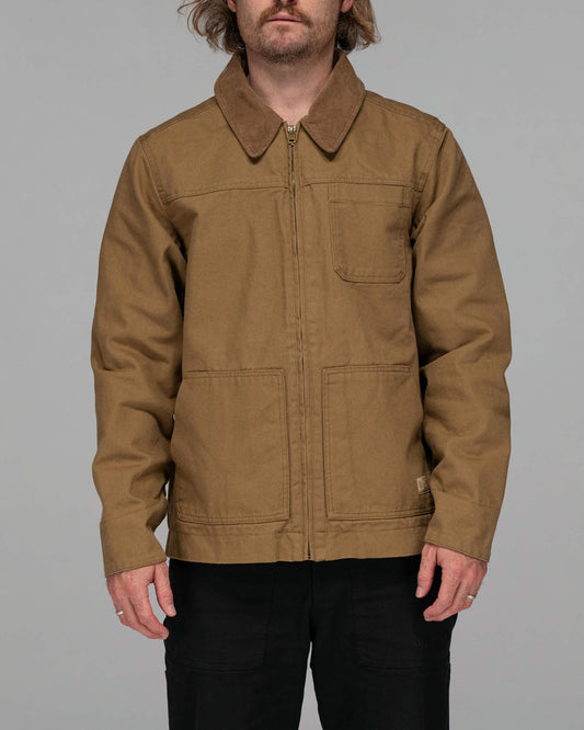 Salty crew GIACENZE Captain Jacket - Fango nel fango