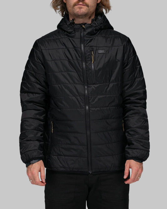 Salty crew JACKETS Barrier 2.0 Puff Jacket - Black in Black