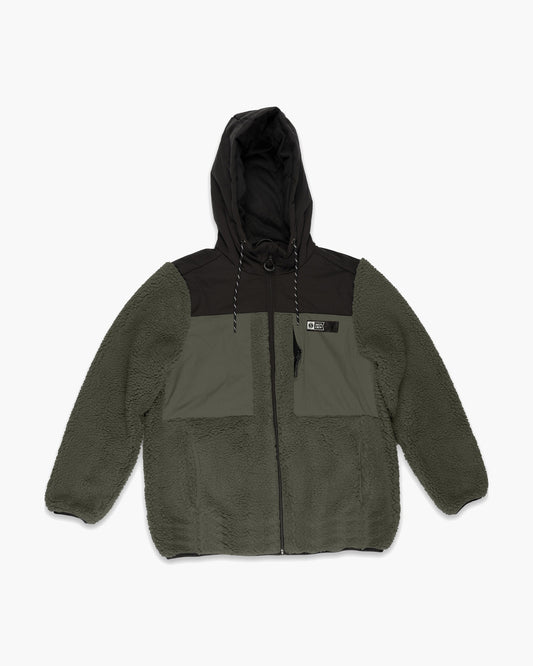 Salty Crew Uomini - Giacca Kodiak High Pile Sherpa - Olive