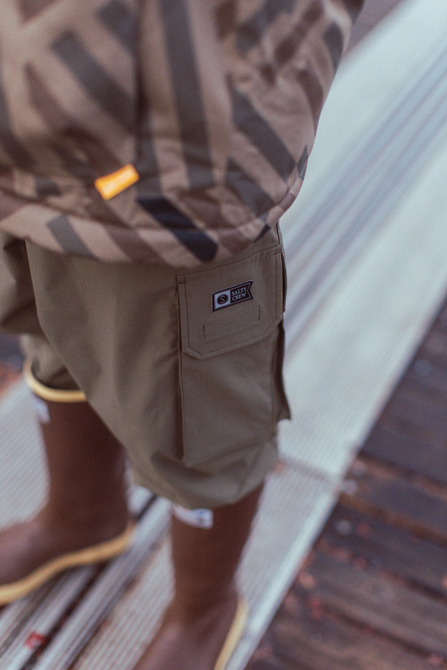 Torent Tech Jacket - Khaki Dazzle