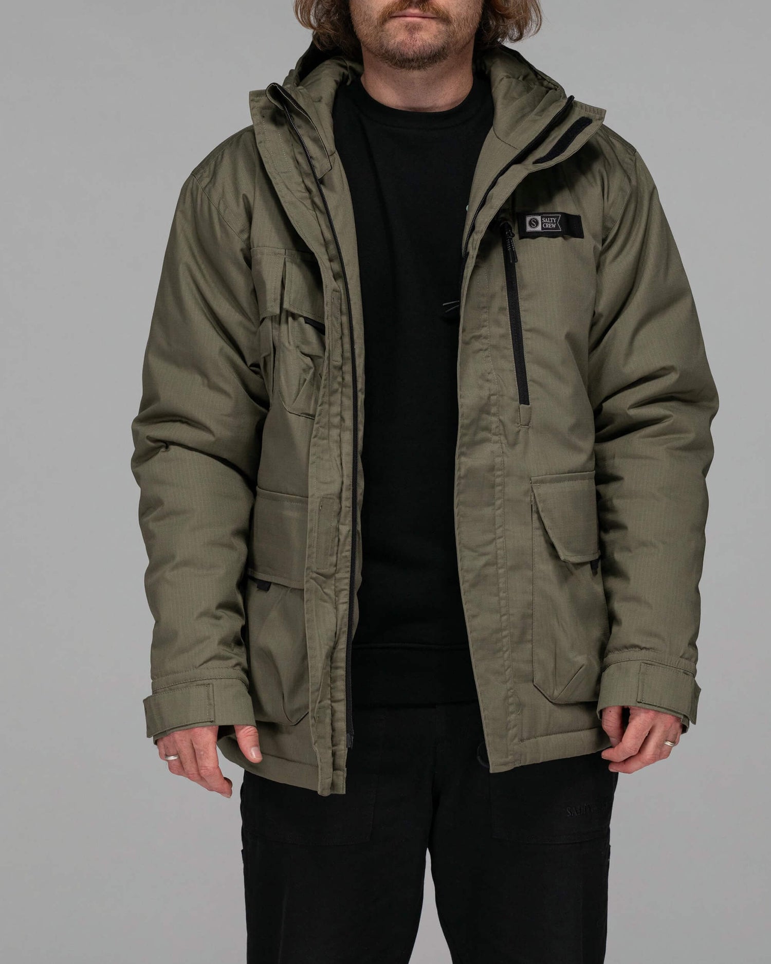 Salty crew JACKETS Torrent Tech Jacket - Olive in Olijf