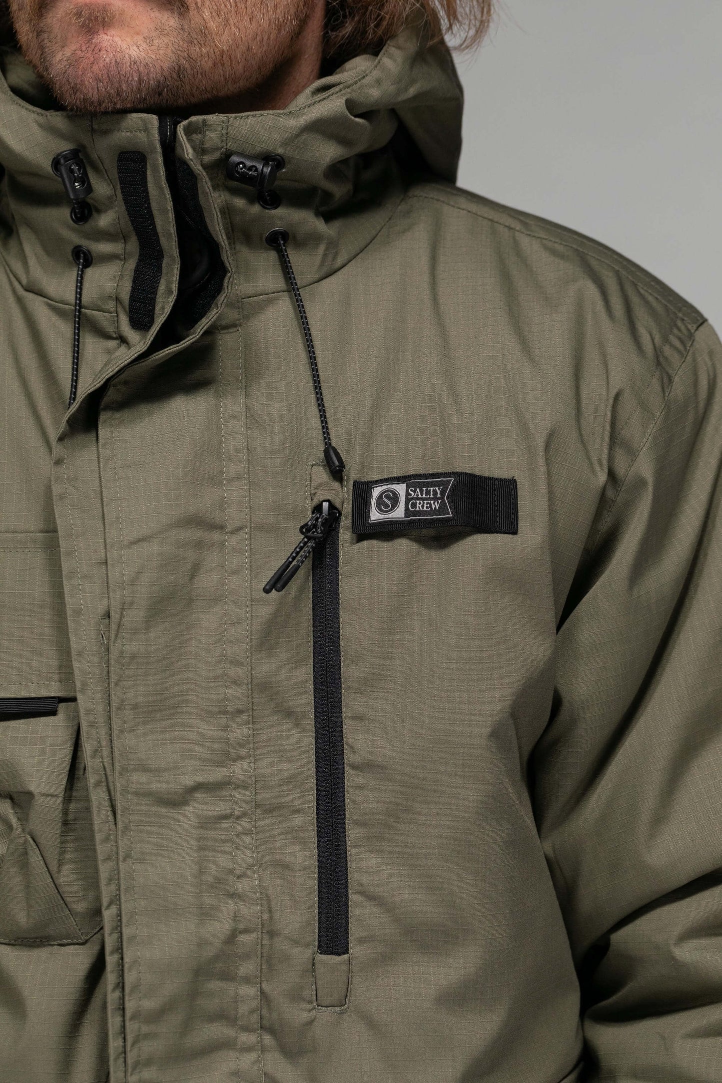 Salty crew JACKETS Torrent Tech Jacket - Olive in Olijf