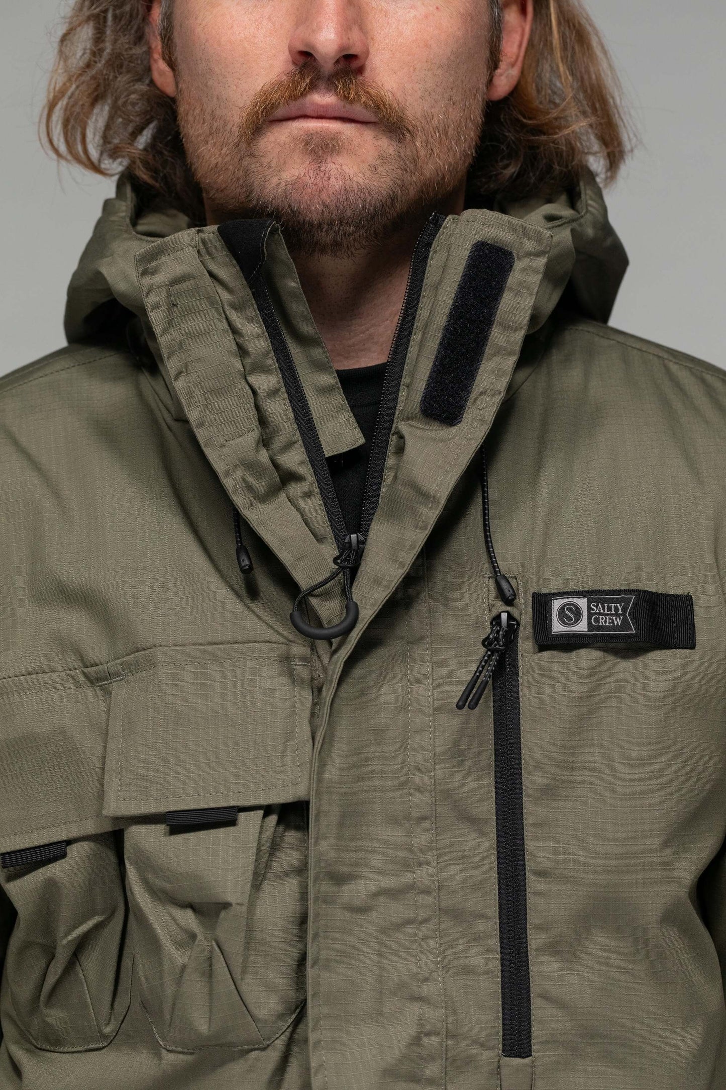 Salty crew JACKETS Torrent Tech Jacket - Olive in Olijf