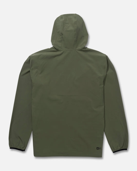 Stowaway Windbreaker  Jacket - Four Leaf Clover