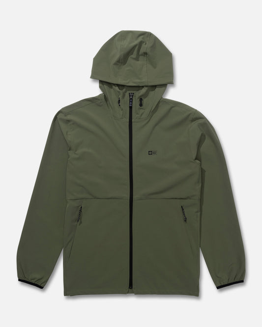 Stowaway Windbreaker  Jacket - Four Leaf Clover
