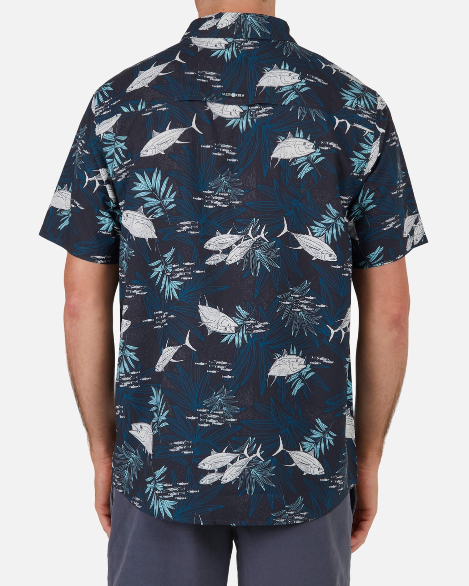 Feeding Frenzy Uv Woven - Midnight