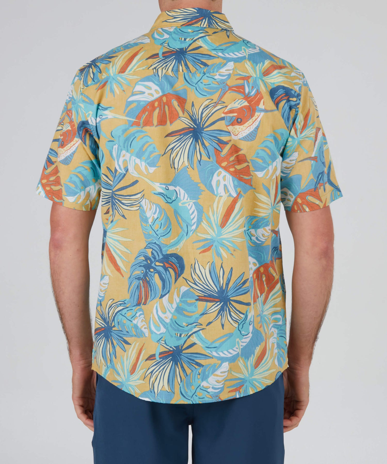 Salty Crew Hommes - Large Kine S/S Woven - Seaweed