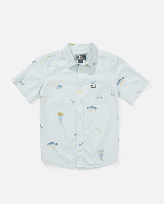 Session  Button Up Kids - Light Blue