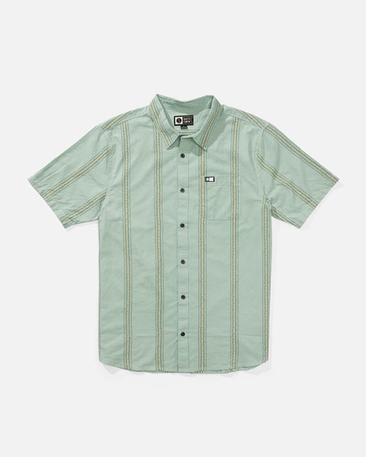 Crew Ss Button Up - Marine
