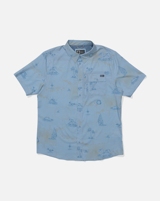 Flagship Uv Button Up - Clear Sky
