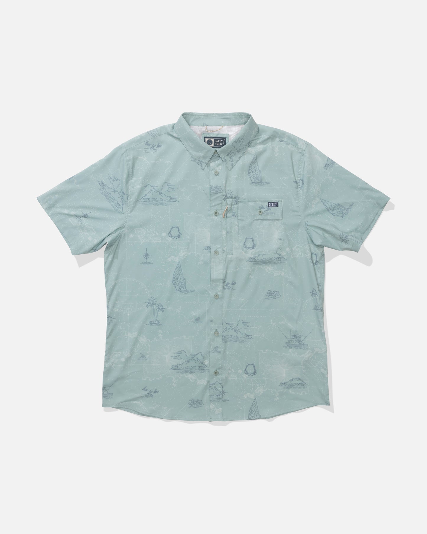 Flagship Uv Button Up - Jade