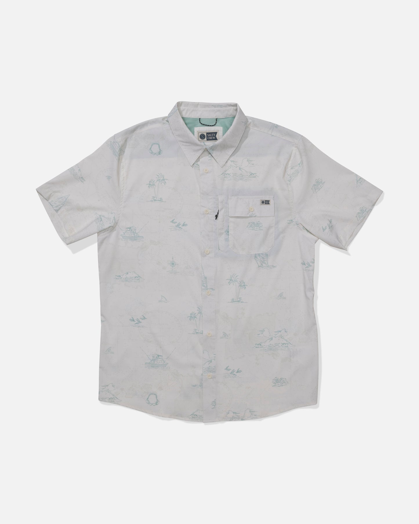 Flagship Uv Button Up - White