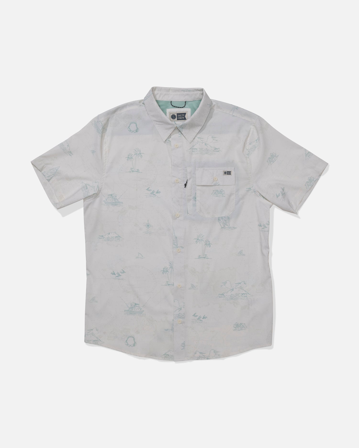 Flagship Uv Button Up - White
