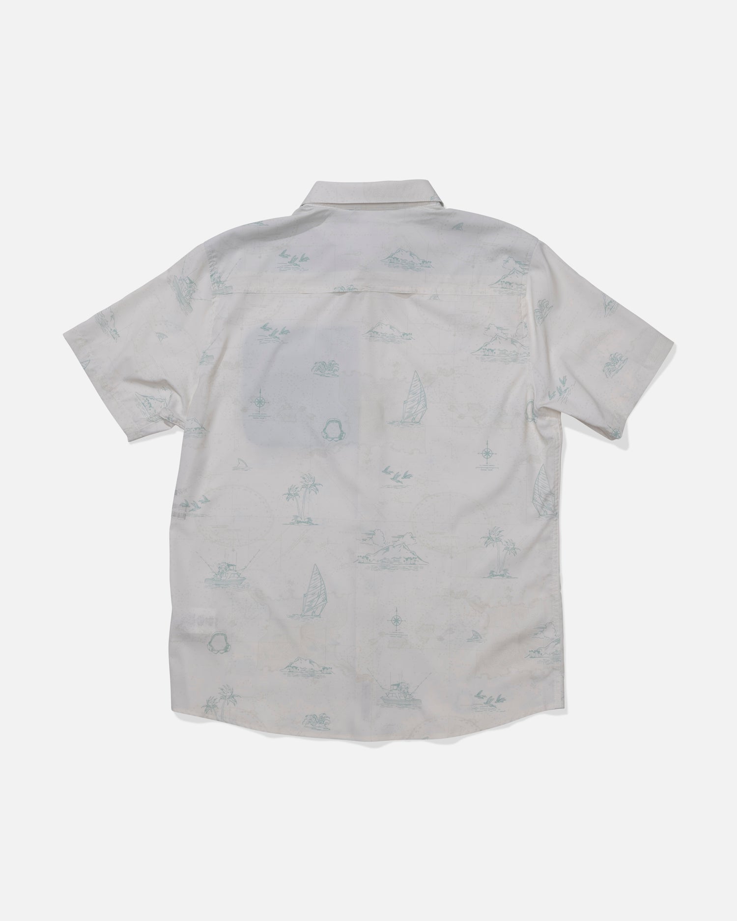 Flagship Uv Button Up - White