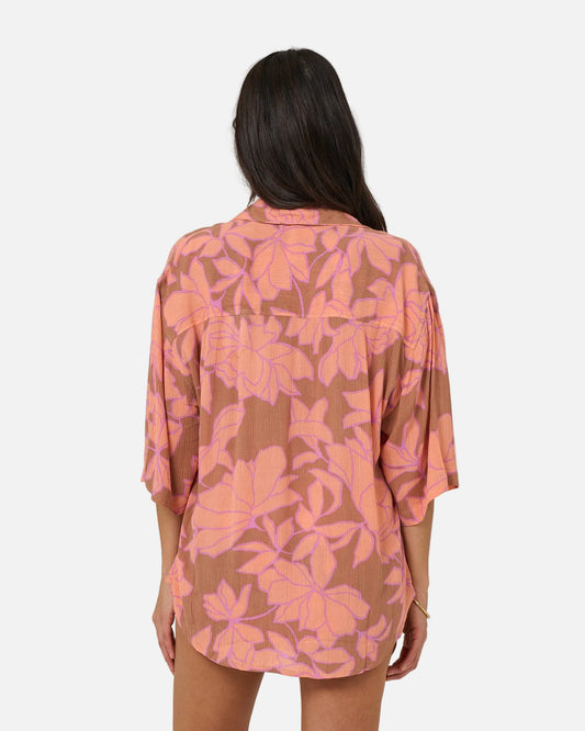 Rose Parade Tunic - Mocha