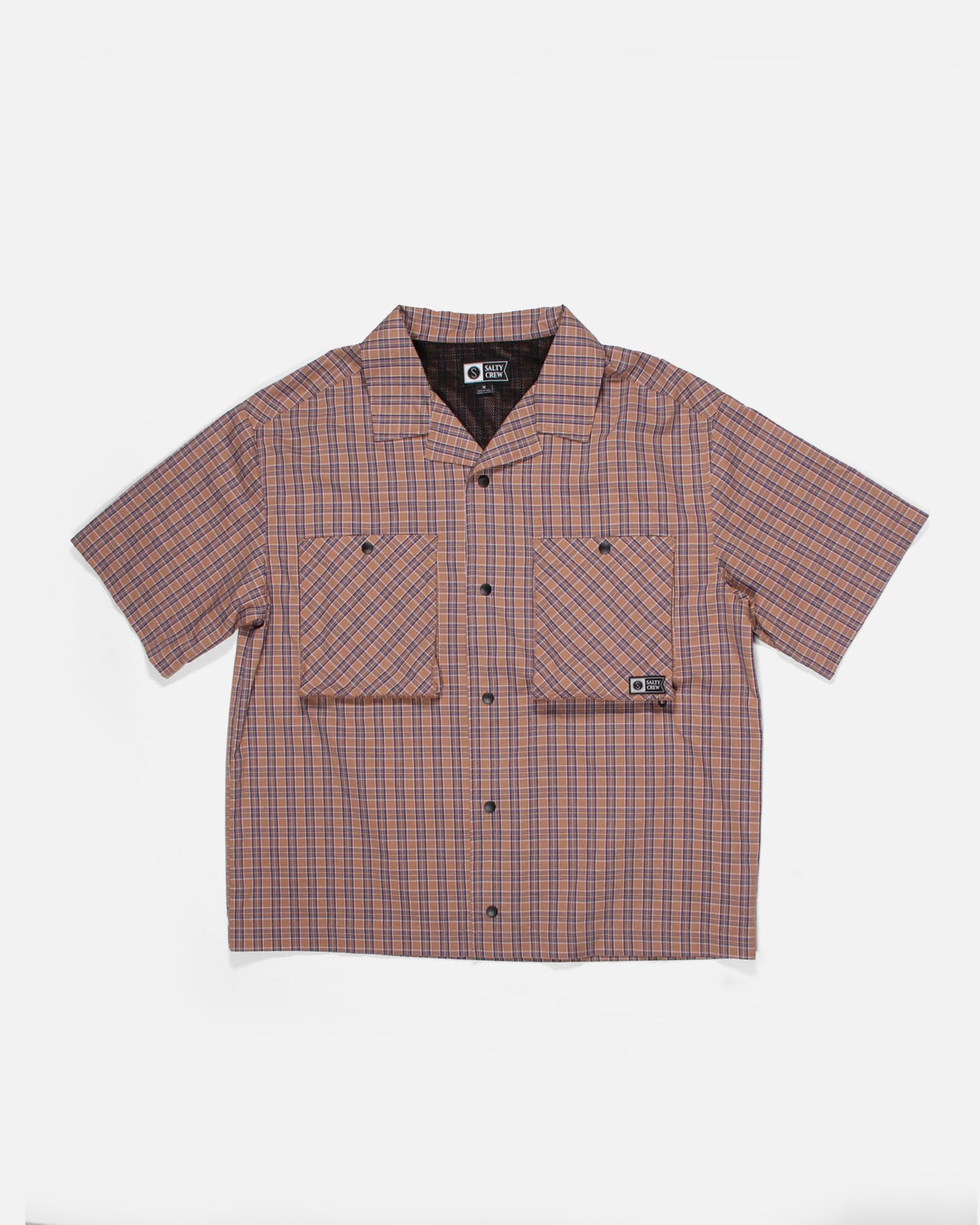 Fishcamp Shirt - Midnight Navy Mini Checks