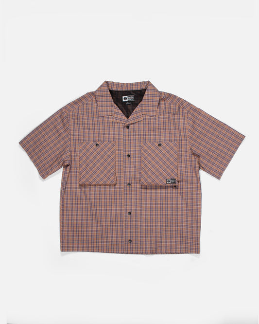 Fishcamp Shirt - Midnight Navy Mini Checks