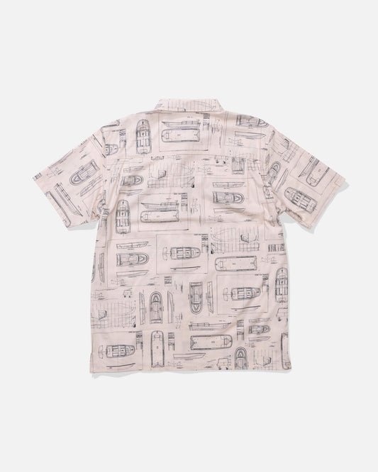 Whaler Ss Button Up - Bone