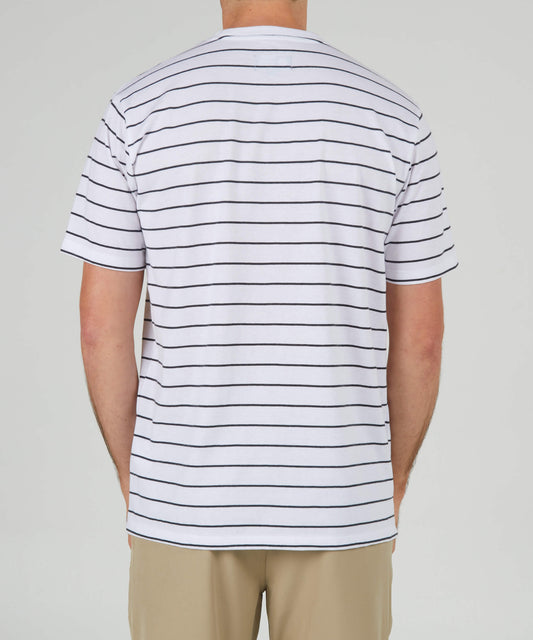 Salty Crew Men - Ahoy S/S Knit - White/Black