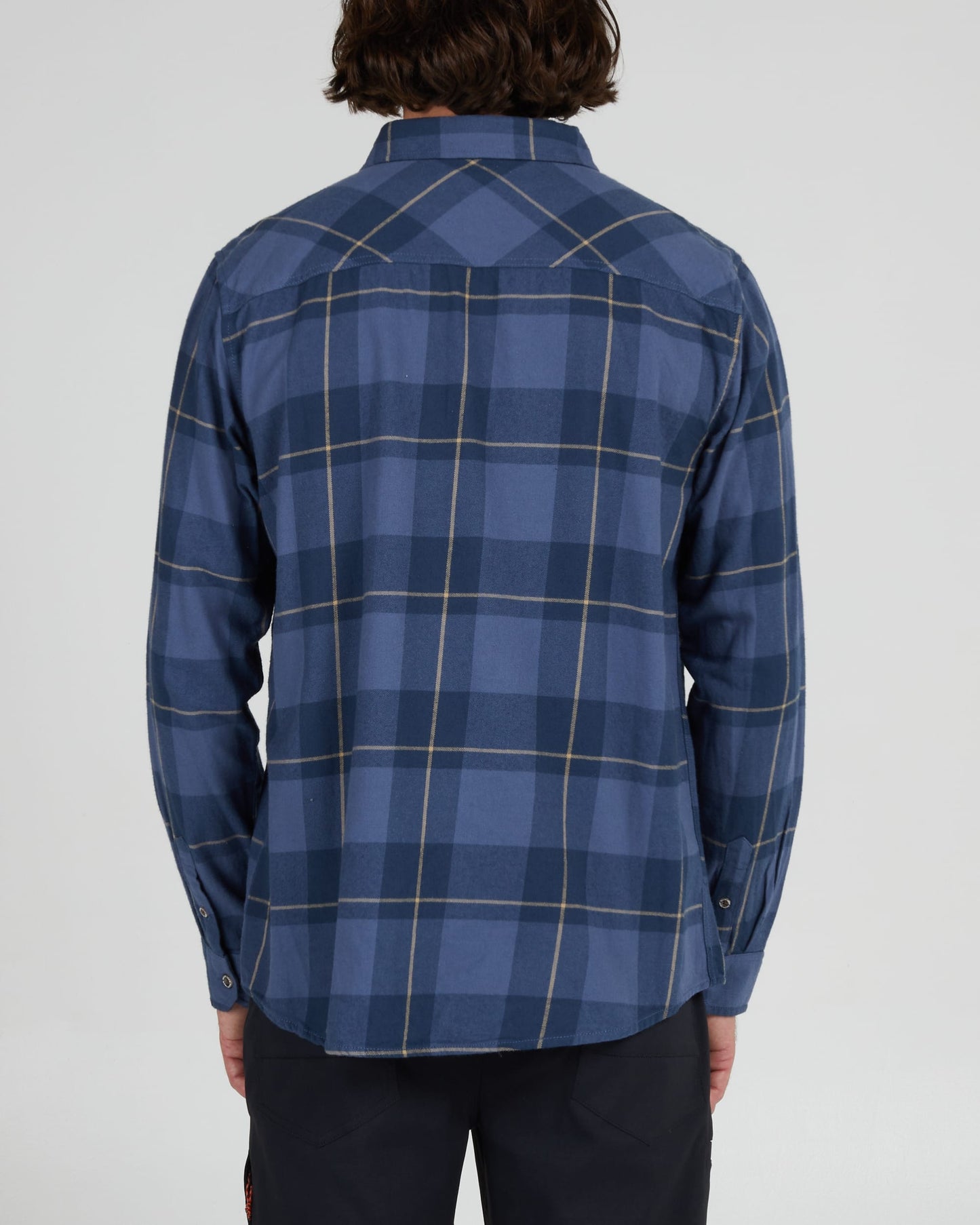 Salty crew WOVEN SHIRTS FIRST LIGHT FLANNEL - NAVY/BLUE in NAVY/BLUE