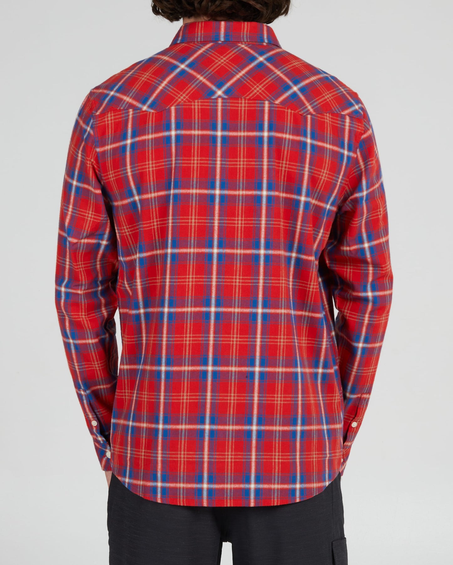 Salty crew WOVEN SHIRTS HERDSMAN FLANNEL - Red in Red