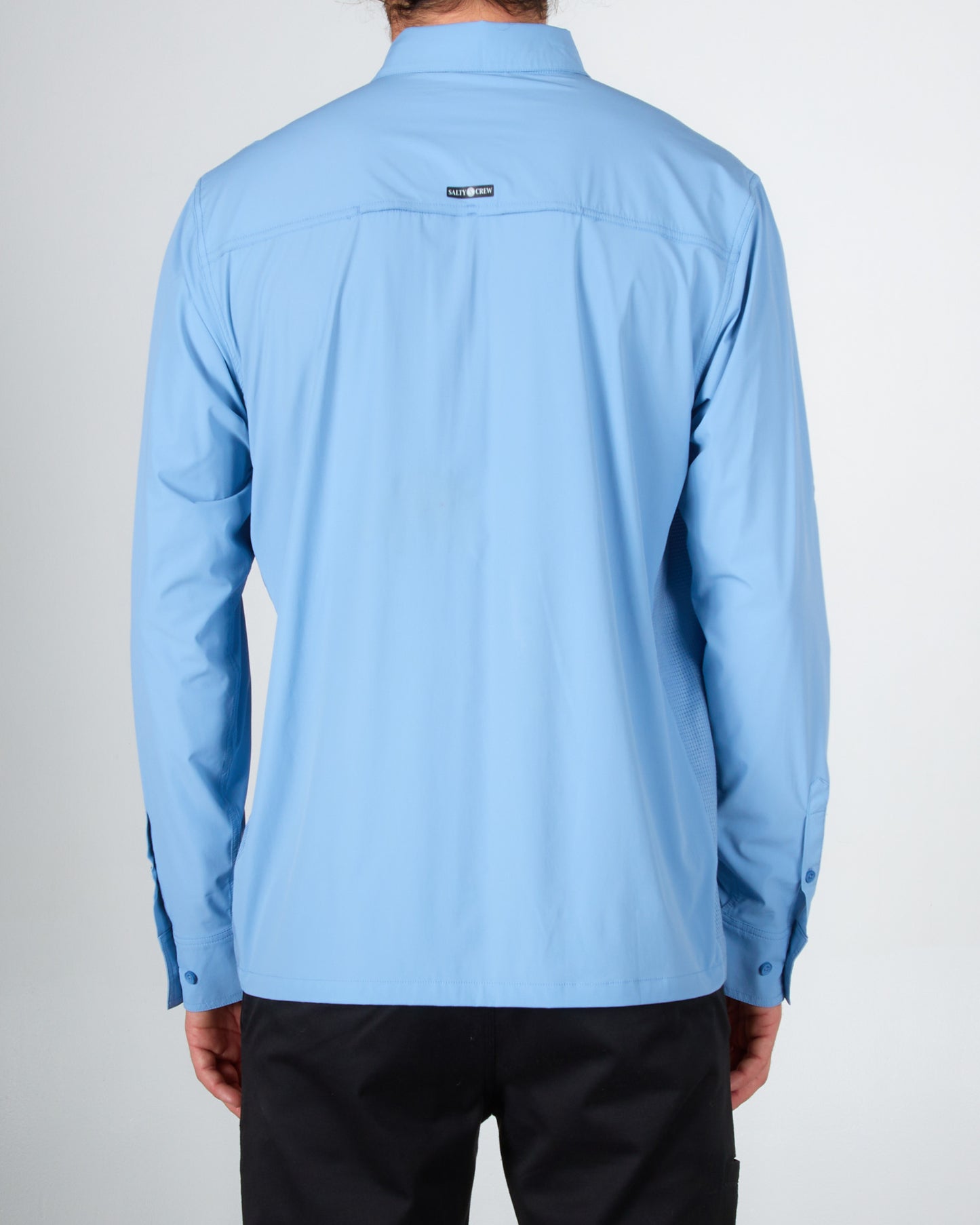 Charter L/S Tech Woven - Marine Blue