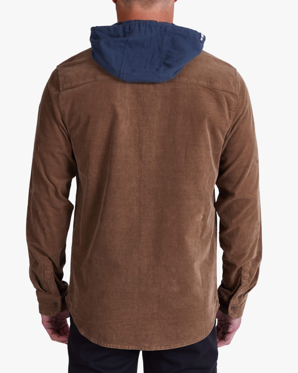 Camisola com capuz Finback Corduroy L/S - Terra