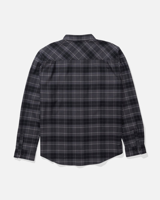 Fathom Ls Tech Flannel - Black Grey