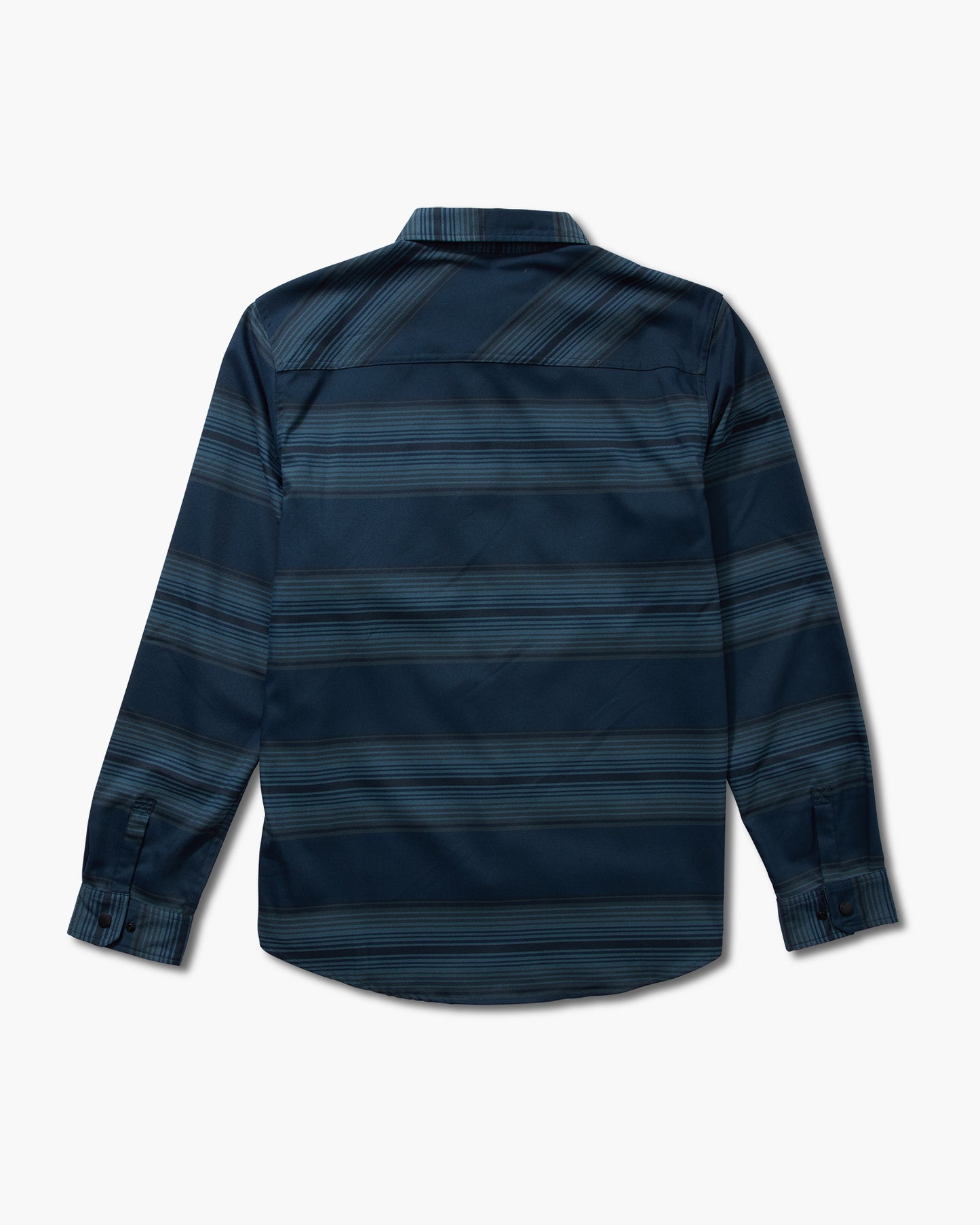 achterkant van Fathom Dark Slate Tech Flannel