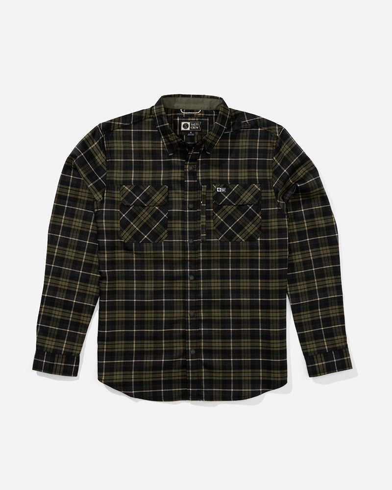 Fathom Ls Tech Flannel - Phantom