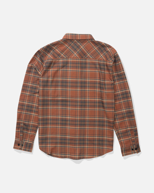 Fathom Ls Tech Flannel - Russet