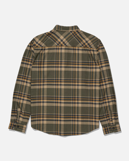 Fathom Ls Tech Flannel - Washed Leaf