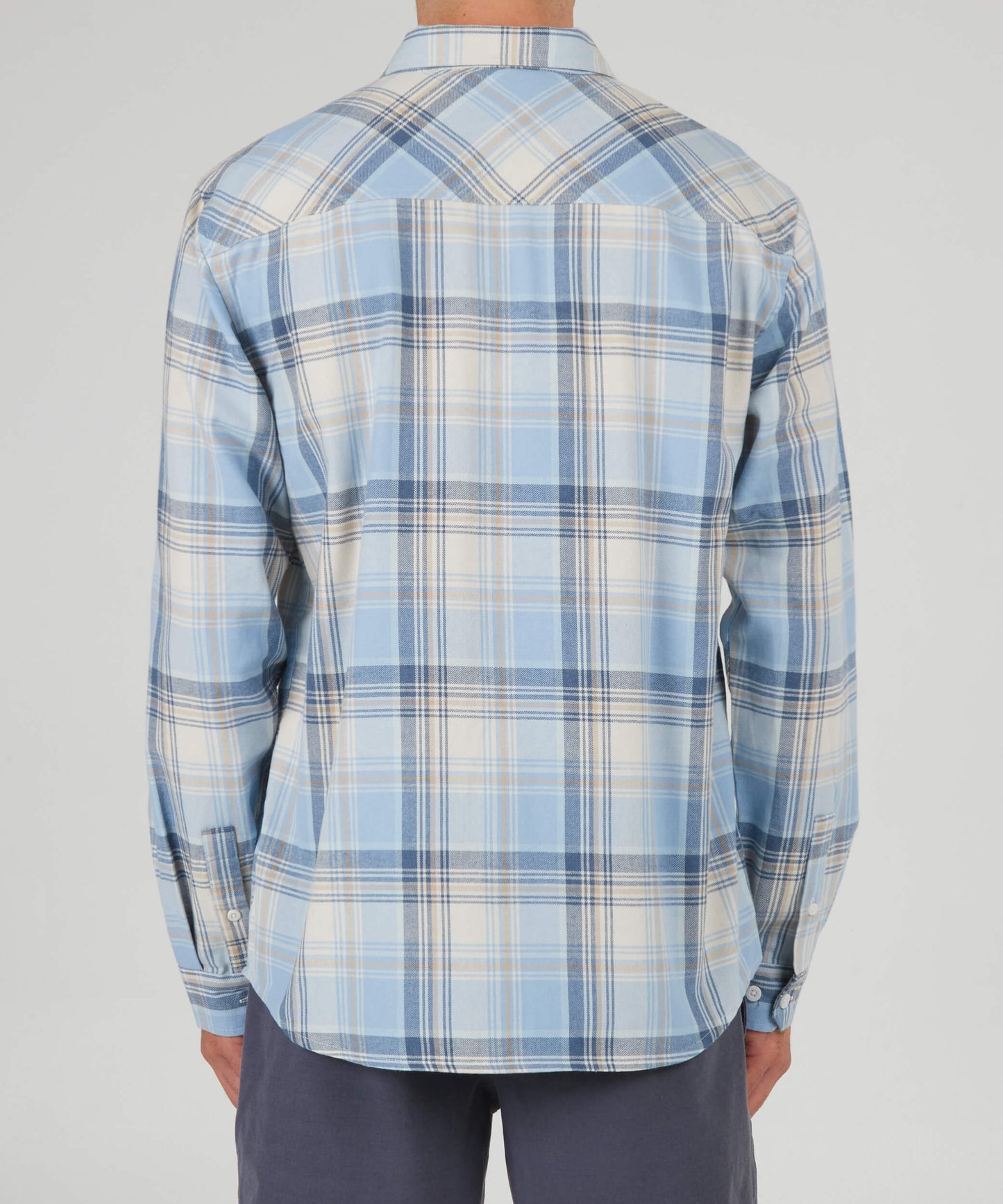Salty crew WOVEN SHIRTS Frothing Flannel - Wax/Blue in Wax/Blue