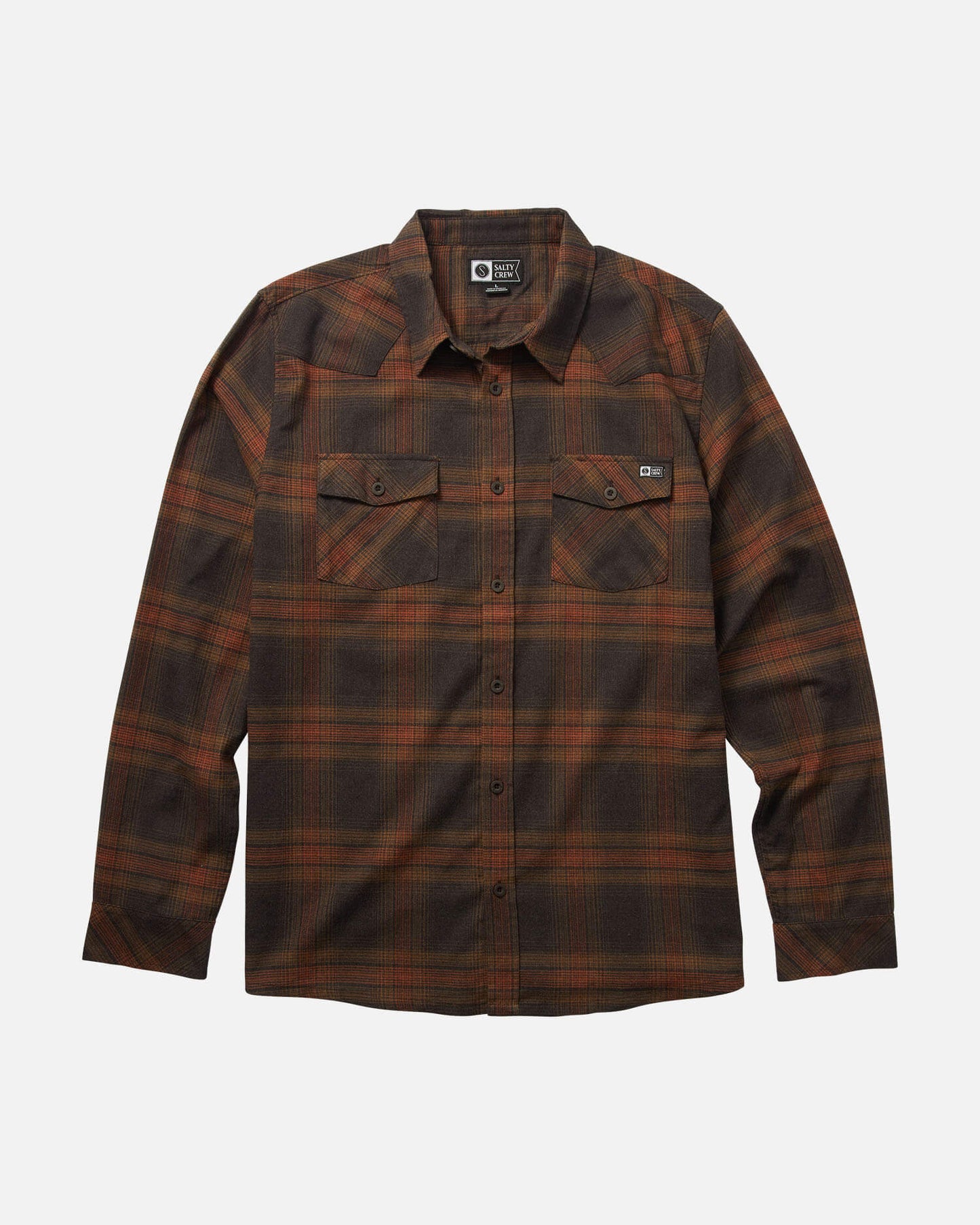 Salty Crew Uomini - Ranchero Flannel - Black