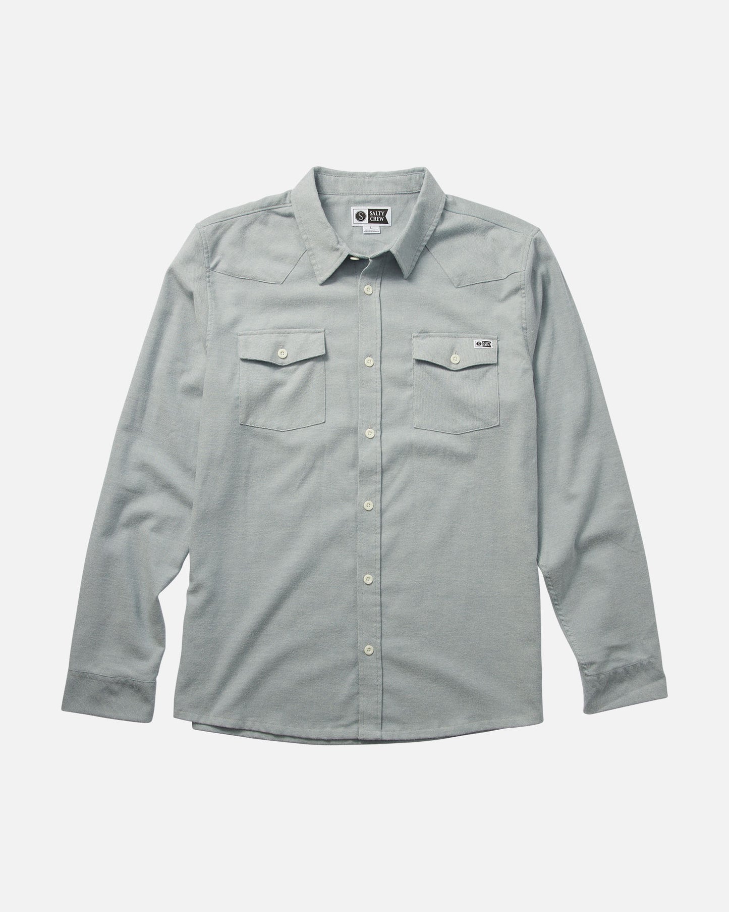 Vue de face de la flanelle Ranchero Slate Flannel