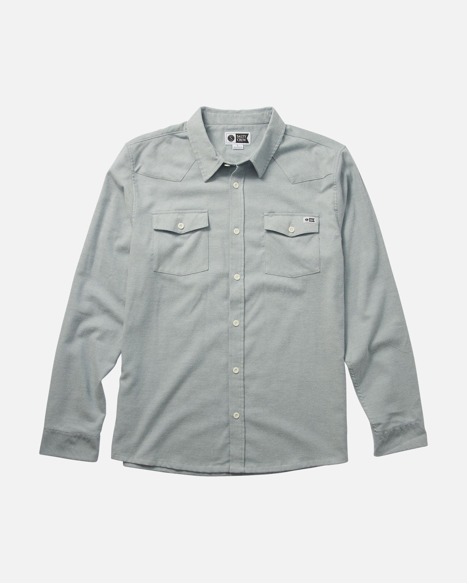 Vue de face de la flanelle Ranchero Slate Flannel