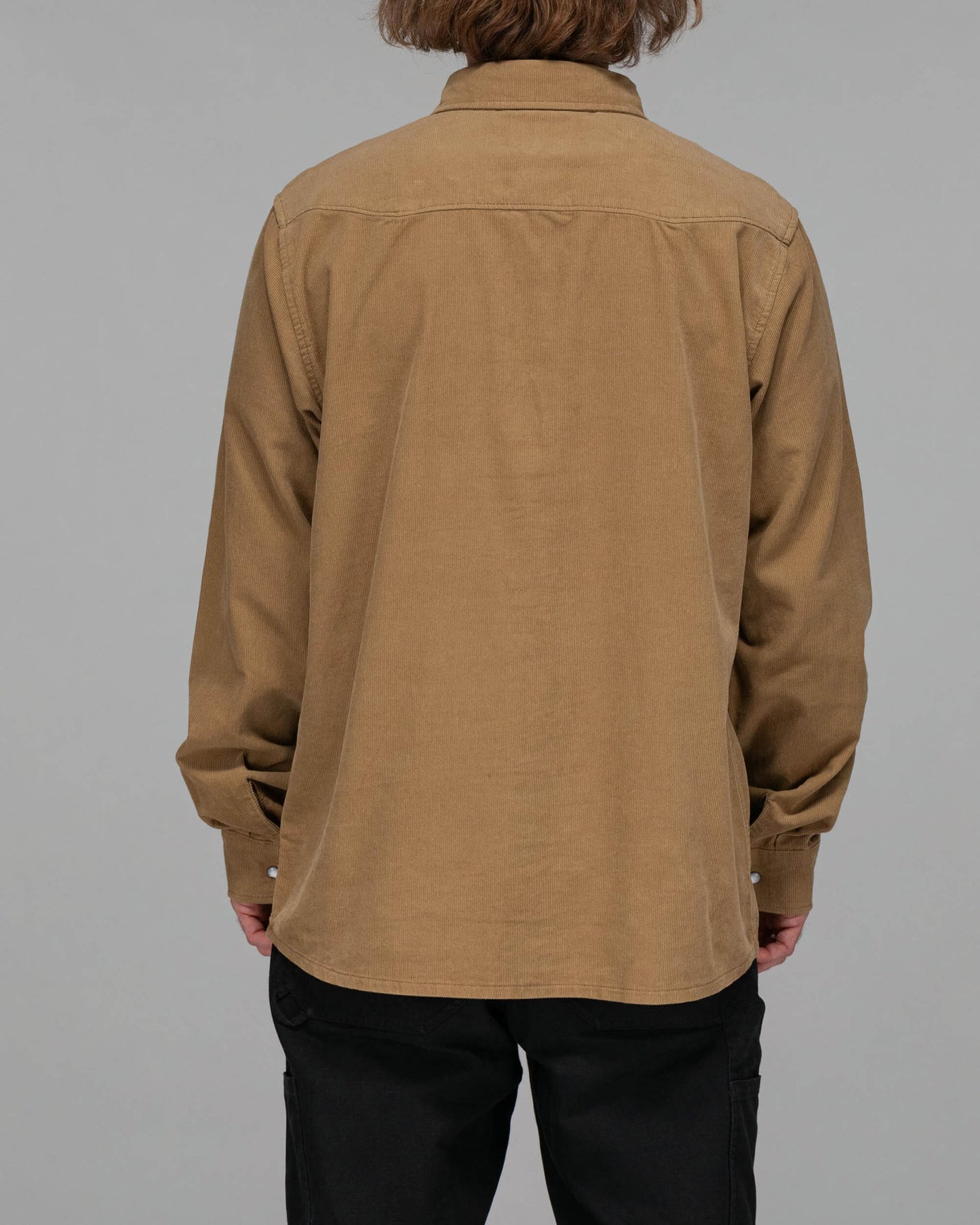 Salty crew WOVEN CAMISETAS Boondocks Corduroy L/S - Straw in Straw