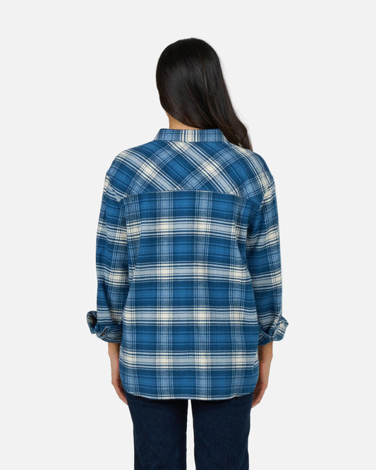 Shore Break Flannel - Midnight Navy